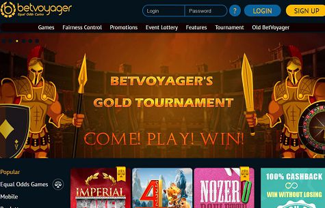 Сайт казино BetVoyager (Бетвояджер).